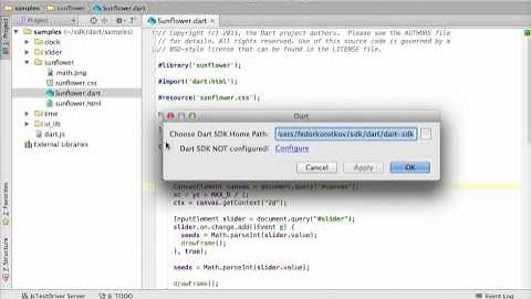 Setup Dart project in WebStorm