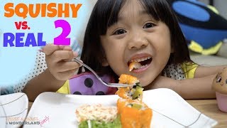SQUISHY VS REAL FOOD PART 2