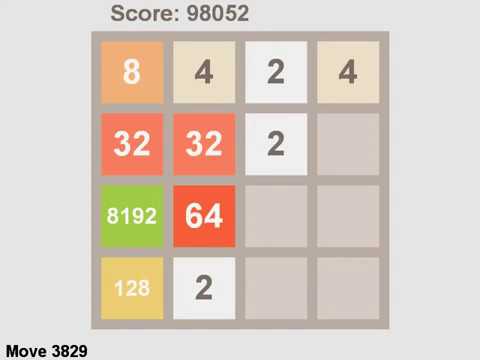 2048 AI Solver - 8192 tile achieved