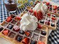 How to make Belgian waffles at home! Как приготовить Бельгийские вафли дома!