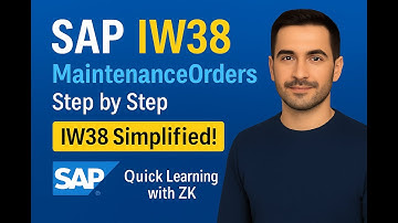 🚀 Master SAP IW38 | Display & Manage Maintenance Orders Like a Pro | SAP PM Complete Guide
