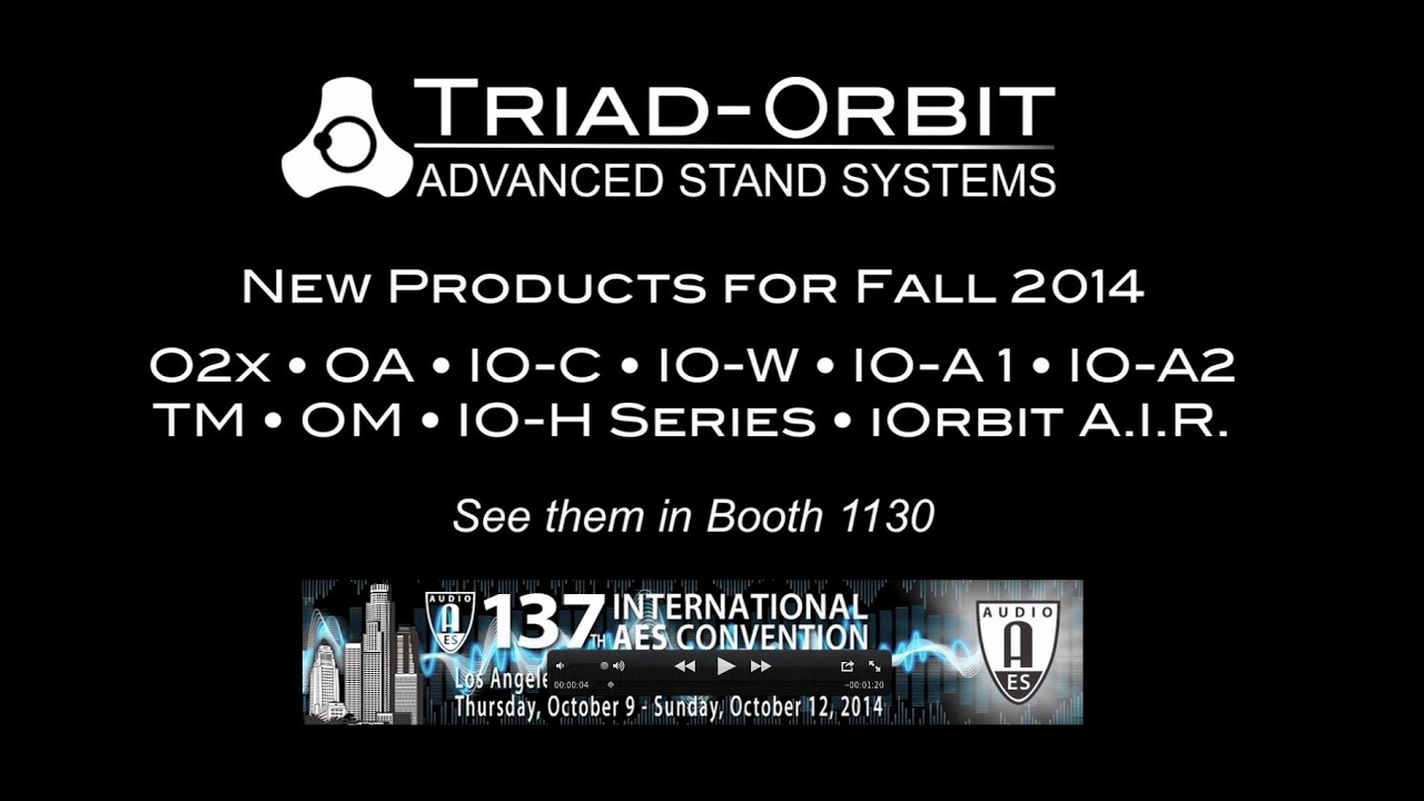 Triad-Orbit AES 2014 New Products