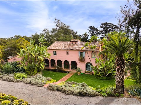 1855 San Leandro Lane, Montecito, CA home video tour