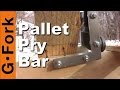 Diy pallet pry bar  gardenfork