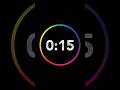 15 Second Countdown Timer With Clock Ticking Sound Finish Ding