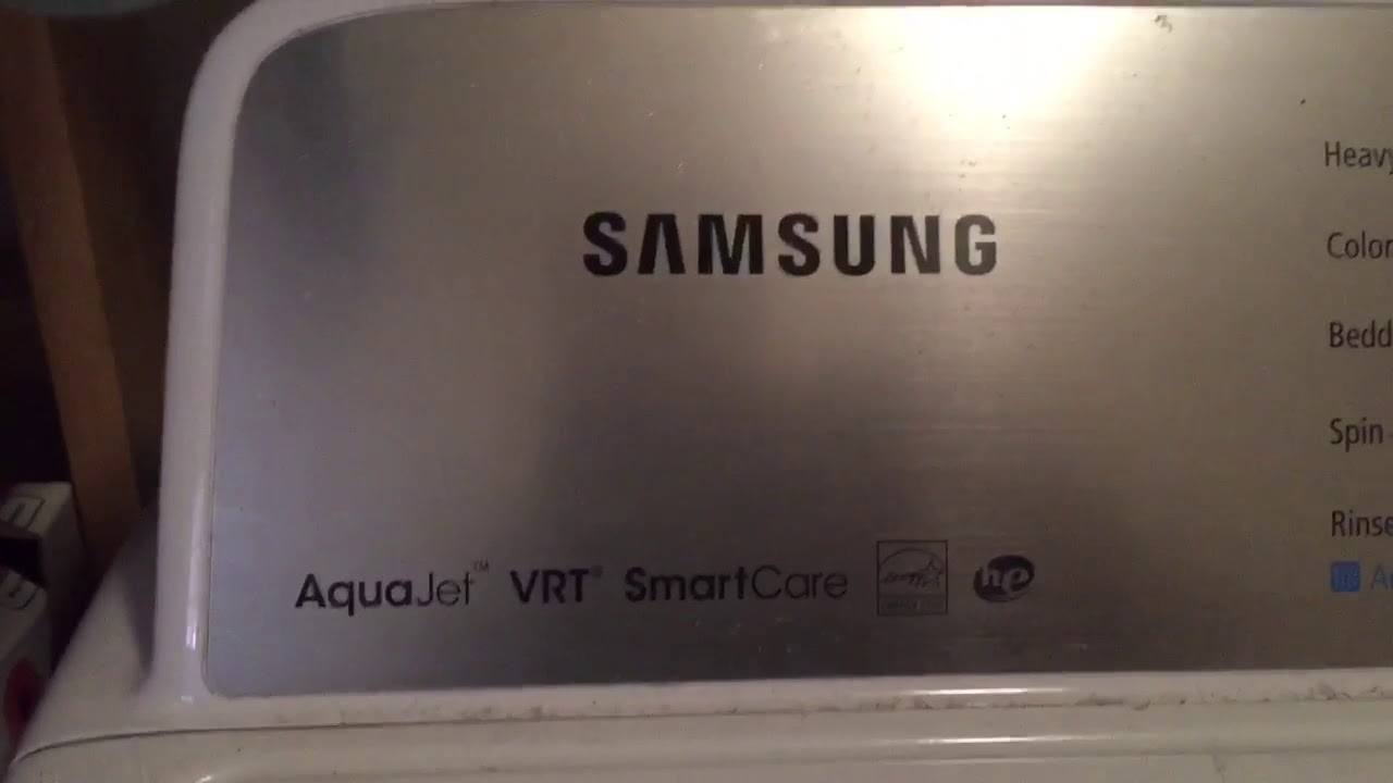 Samsung VRT Aqua Jet not enough water fix - YouTube