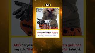 Abd’de Yaşayan Türk, Yağan Karı Görünce; Bakın, Bu Kar Falan Değil