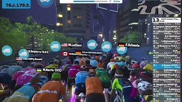 Zwift - Race Silver: Zwift Insider Tiny Race (1 of 4) (C) on Railways and Rooftops in Makuri Islands