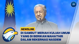 Di Sambut Meriah Kuliah Umum Yang di Berikan Mahathir dalam Rekernas NasDem