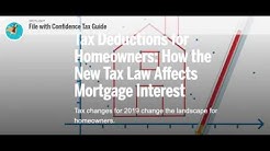 Tax Deductions for Homeowners: How the New Tax Law Affects Mortgage Interest 