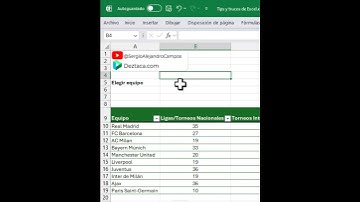 Lista de validación en Excel con datos de una Tabla #shorts