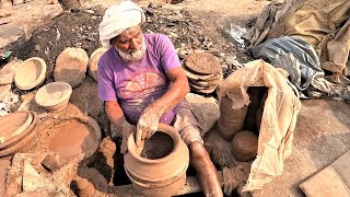 Amazing POTTERY || Old Experienced Craftsman Making CLAY POT