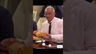 RFK Jr. Shares “poison” Big Mac With Trump On His Private Plane After Trashing His Diet #trump