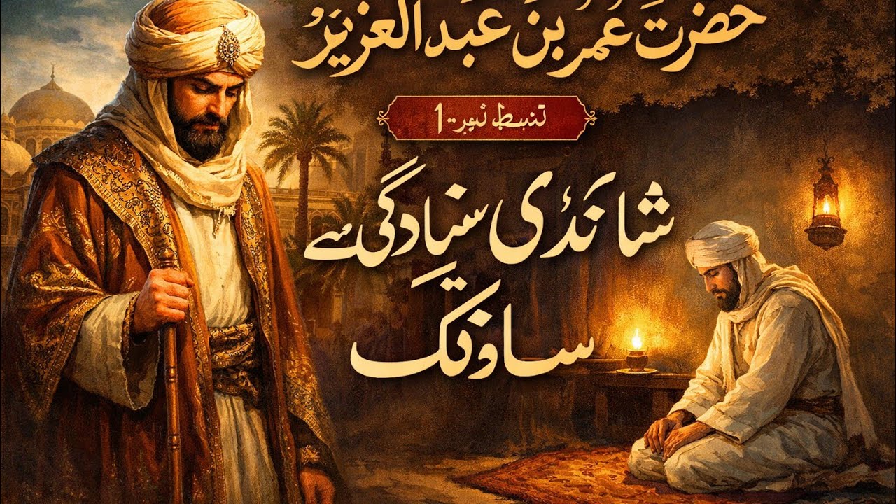 حضرت عمر بن عبدالعزیزقسط1|شاھی زندگی سے سادگی تک|islami story in urdu|