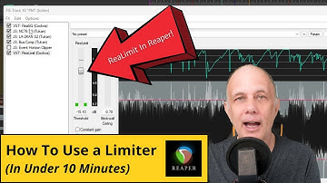 How To Use A Limiter for Mastering In 10 Minutes (ReaLimit for REAPER)