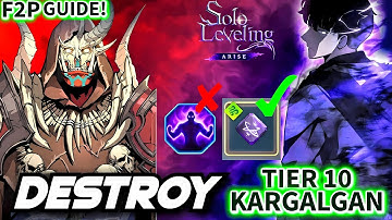 CLEAR TIER 10 KARGALGAN NEW INSTANCE DUNGEON BOSS WITH THIS F2P GUIDE