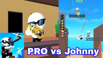 PRO vs Johnny - Trigger: Action Shooter - Gameplay Walkthrough Part 3 (Android, iOS Gameplay)