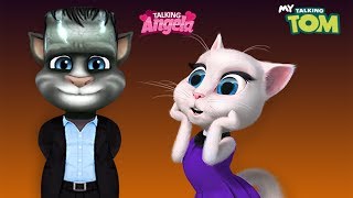My Talking Tom Vs My Talking Angela Gameplay - Great Makeover For Kids Hd