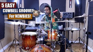 5 Easy To Learn Cowbell Grooves For Newbies! 🐮🔥