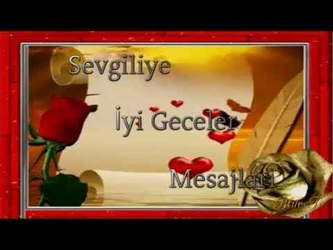 İyi Geceler Mesajları! Sevgiliye Resimli Romantik İyi Geceler Mesajları