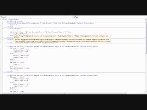 Visual Basic 2008 - TicTacToe Tutorial - Part2