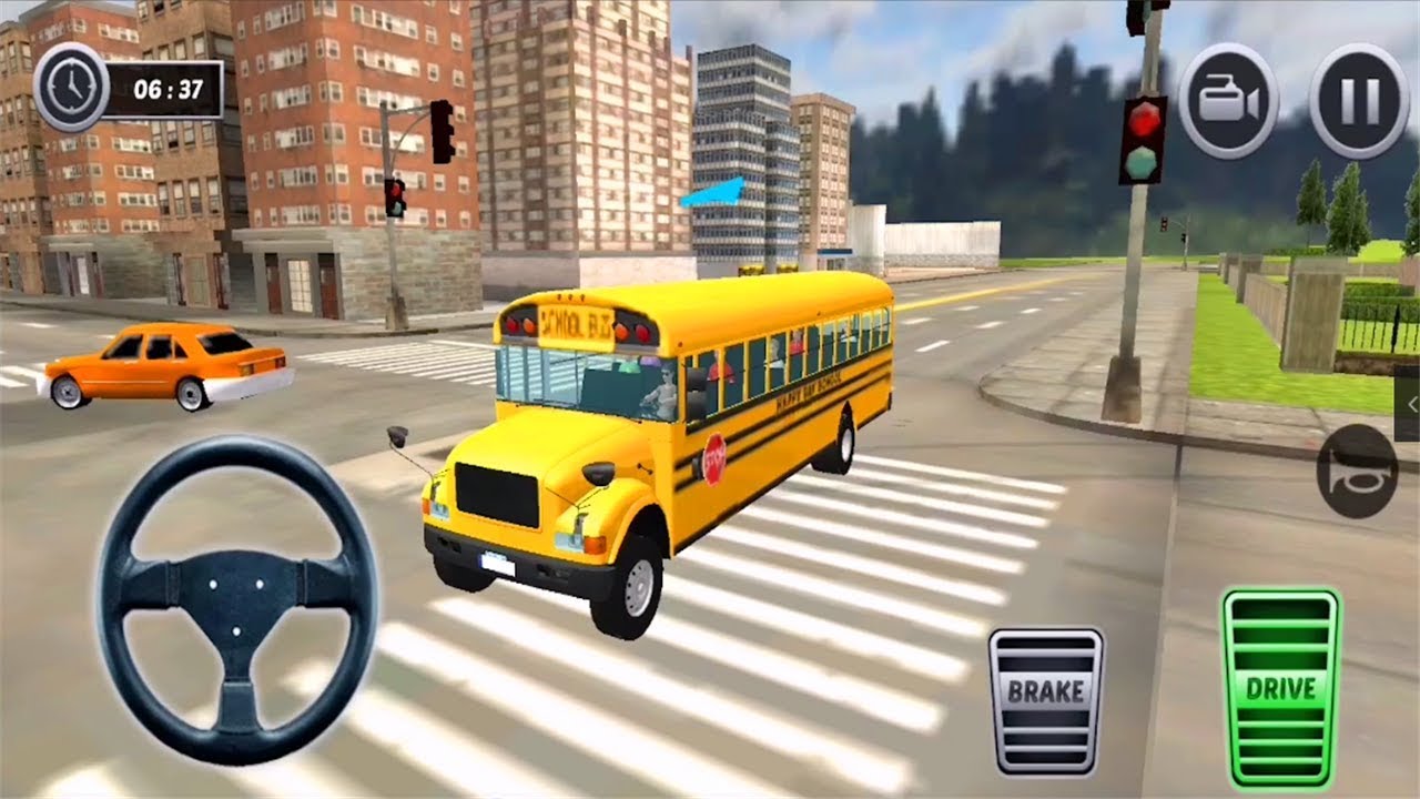 School Bus Coach Driver Simulator 2019 ：New Bus Unlocked - Android GamePlay