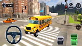 School Bus Coach Driver Simulator 2019 ：New Bus Unlocked - Android GamePlay screenshot 4