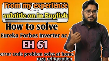 how to solve Eureka Forbes Inverter ac EH 61 error code problem solve at home | EH 61 error code