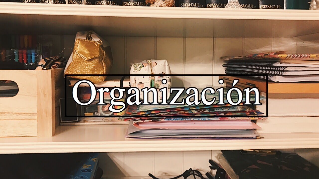 Os enseño cómo organizo mi material de la Universidad- Angela Walters