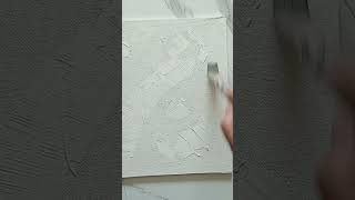 How To Apply Gesso To Canvas For Acrylic Painting #shorts