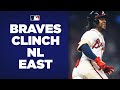 Braves clinch their FOURTH STRAIGHT NL East title!