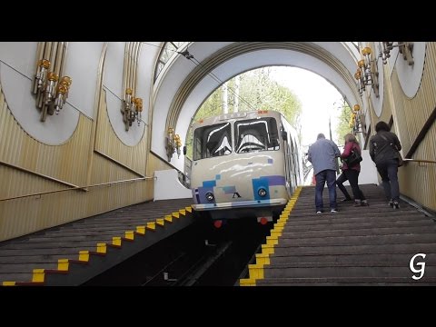 Киевский фуникулер. Kyiv cable car
