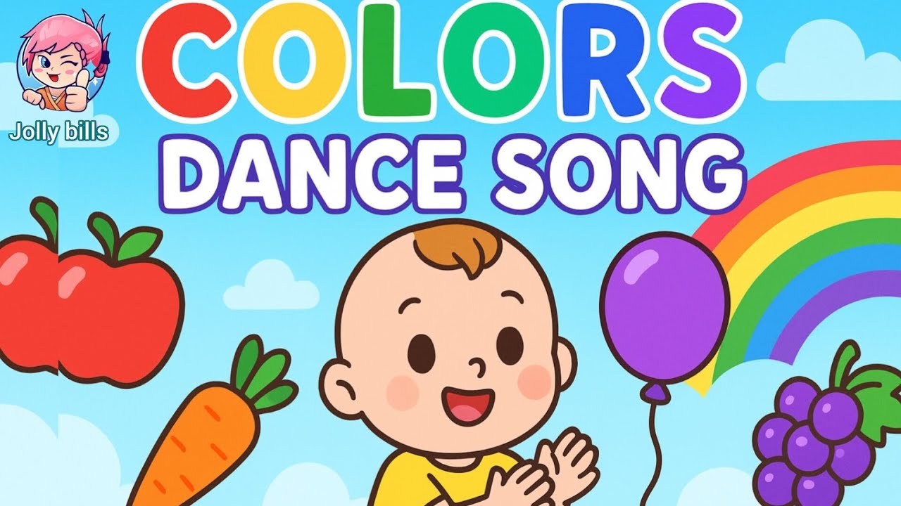🎨 Colors Dance Song for Kids | Learn Colors with Fun Music | Baby ...