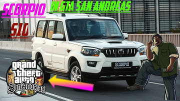 Mahindra Scorpio s10 car mod for GTA SA 😮 | how to download scorpio car mod in gta san andreas