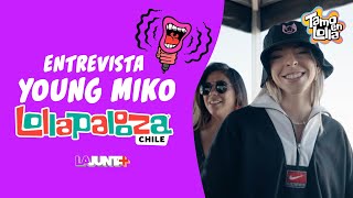 Tamo en Lolla 🌸 | Entrevista a YOUNG MIKO en LOLLAPALOOZA CHILE 2023