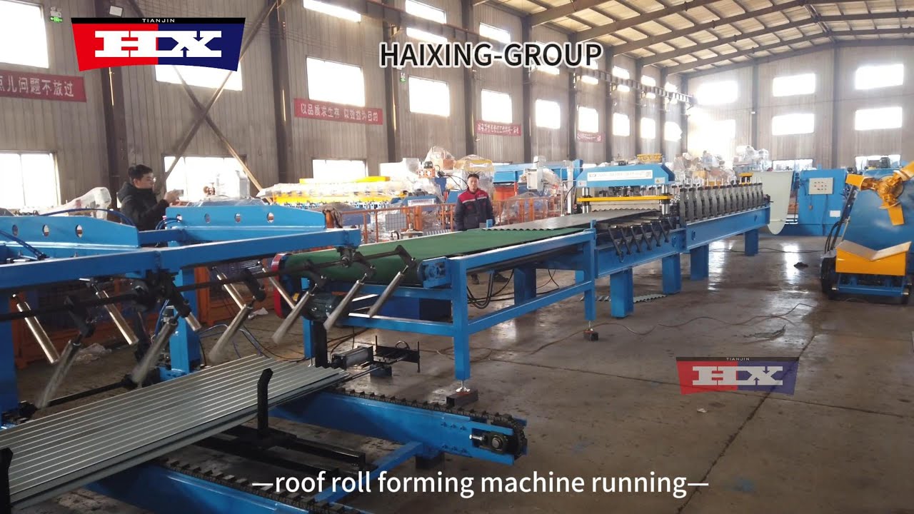 [Full Process] From Coil to Roof: Inside an Automatic Corrugated Metal Sheet Roll Forming Line