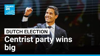 Dutch centrist D66 party wins big in election as far right loses support • FRANCE 24 English