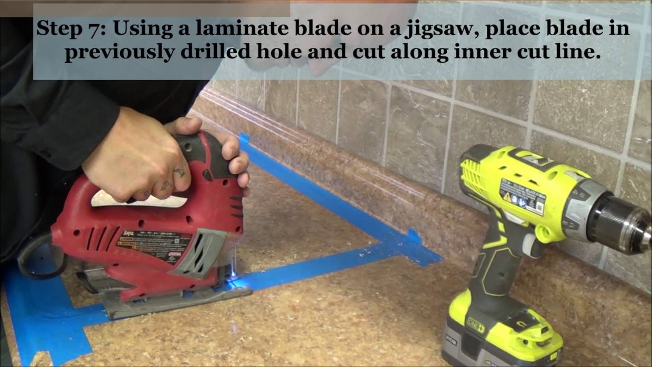 How to install a kitchen sink YouTube