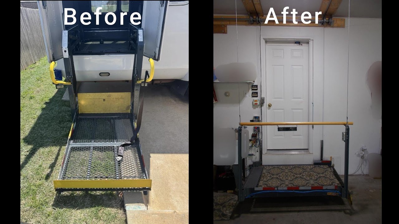 Modified Bus Wheelchair Lift