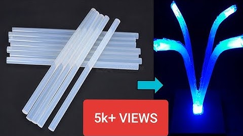 3 amazing ideas of home decoration lights using glue sticks | diy ideas😍