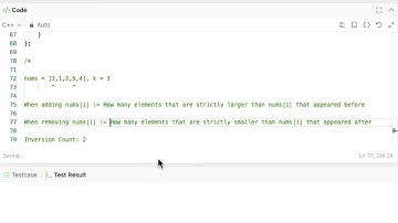 3768. Minimum Inversion Count in Subarrays of Fixed Length (LeetCode Hard)