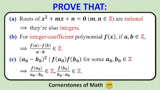 Practicing Long Multi-Step Proof: Polynomial Algebra, Quadratic Equation, and Integer Roots