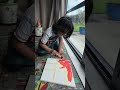 🎨 I Tried a TikTok Painting Hack and It Actually WORKED! #PaintingHack #TikTokArt #DIYArt #CanvasArt