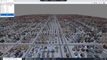 Procedural city generation sample using three.js for webgl