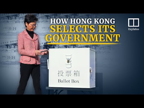 How does Hong Kong select its government?