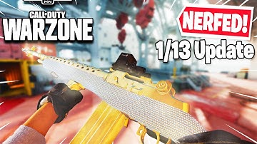 *NEW* WARZONE UPDATE JANUARY 13th: DMR14 Nerfed AGAIN, MAC 10 Nerf, Stim Glitch FIXED + MORE!