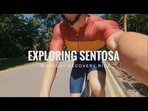 セントーサ島の隠れたトレイルを探索 | シンガポール・サイクリングVlog