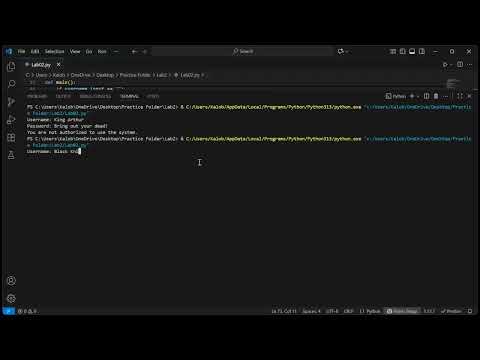 Lab02 Authentication