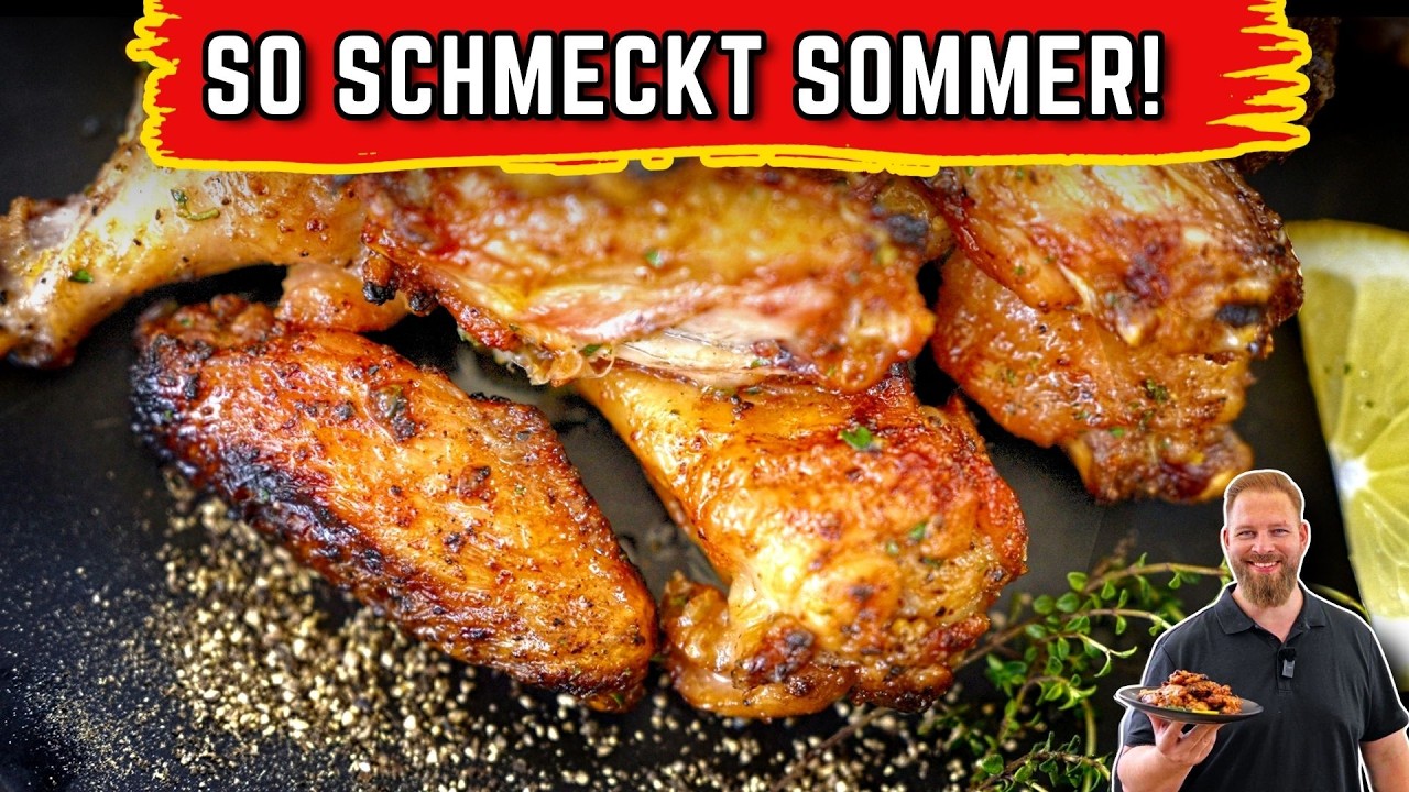 Ich wollte nur Chicken Wings machen – dann kam diese Zitronenbutter… 😍 #Hühnerflügel