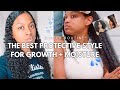 How to get Moisturized Hair + EXTREME Natural Hair Growth ❄️ (w/ before and afters)